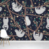 Baby sloth Wallpaper Mural