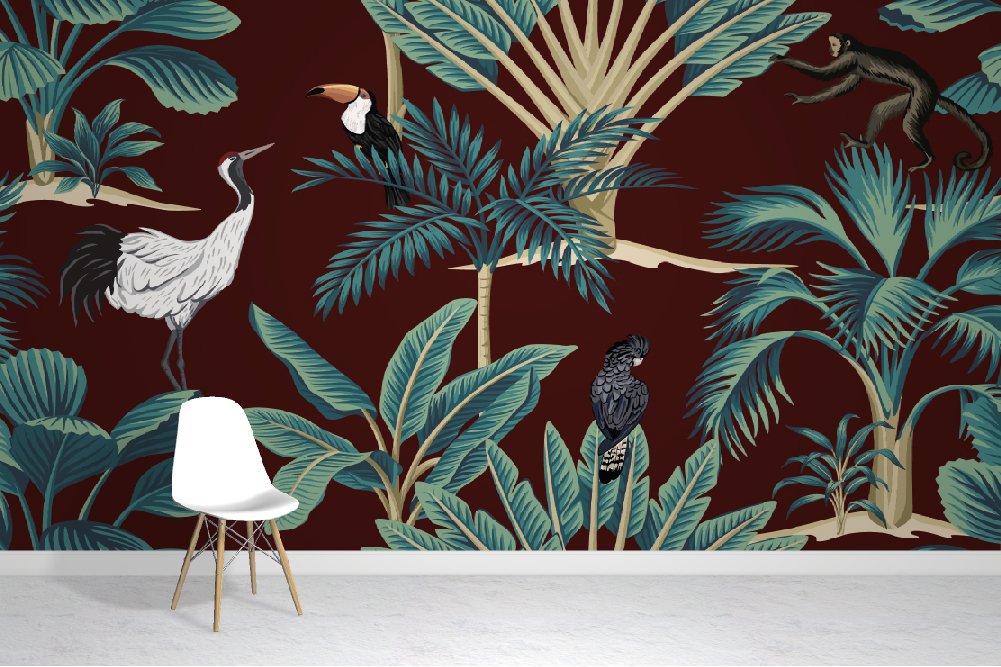 Exotic Jungle Wallpaper Murals
