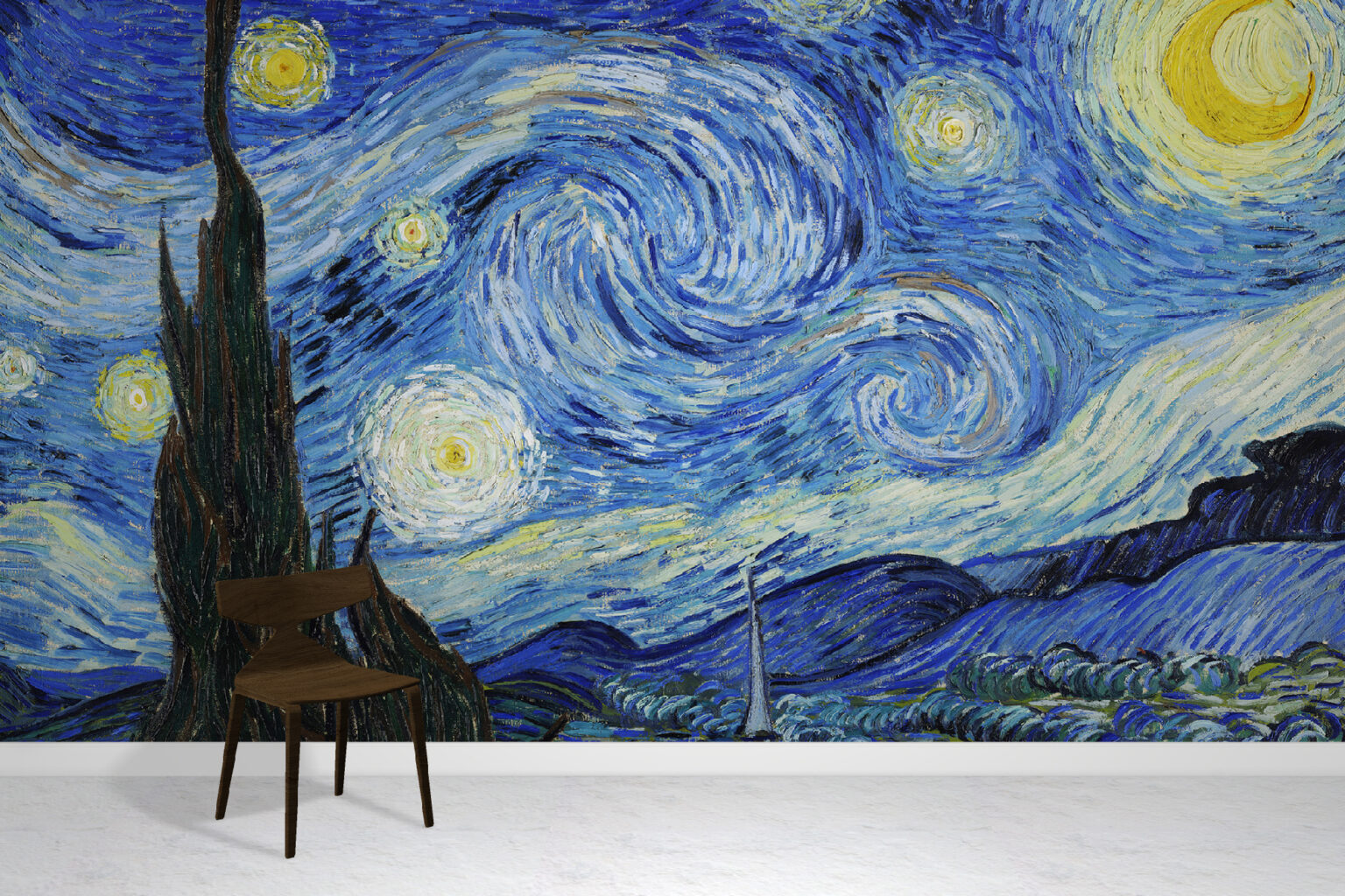 Starry Night Wallpaper Mural Van Gogh Mural Wall Murals