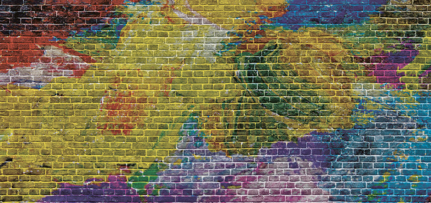 Graffiti Brick Wallpaper Mural Brick Wallpapers Wall Murals