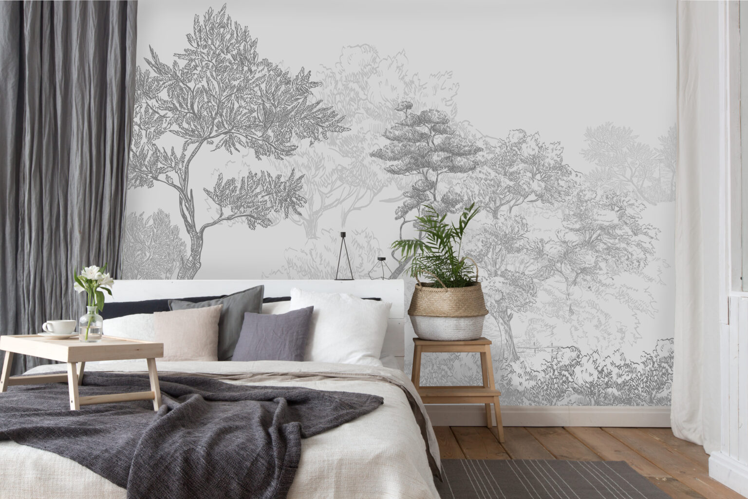 Toile Wallpaper Mural Vintage Wallpaper MuralsWall Murals