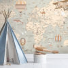Explorer World Map Wallpaper Mural Lifestyle