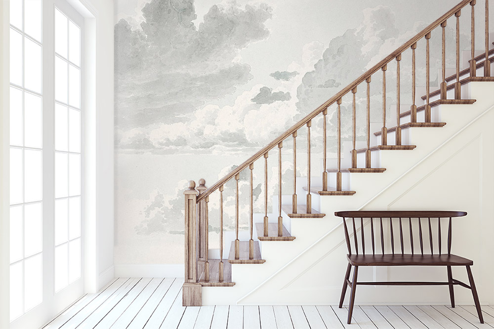 Grey Clouds Wallpaper Mural