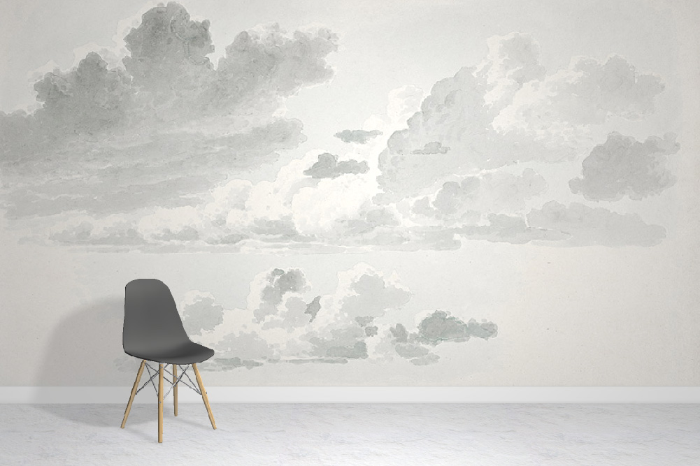 Grey Clouds Wallpaper Mural