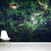 Green Milky Way Wallpaper Mural