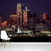 Texas skyline wallpaper mural
