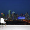 Texas blue skyline wallpaper mural