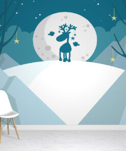 night forest kids wallpaper mural